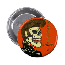 Règles de Psychobilly Pin's Avec Agrafe