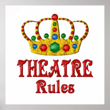 RÈGLES DE THÉÂTRE POSTERS