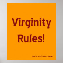 Règles de virginité posters