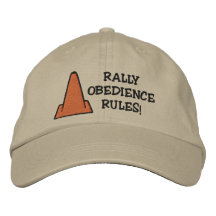 Règles d'obéissance de rassemblement casquette de baseball brodée