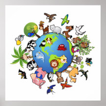 Règne animal : Animaux autour du monde Posters