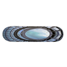Reichstag/Bundestag, toit, Berlin, muet bleu de te Skateboard Customisable