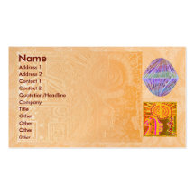 REIKI Practioner - cristaux de pourpre du symbole  Modèle De Carte De Visite