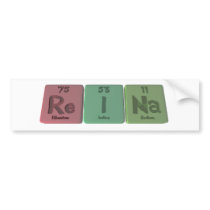 Reina en tant que sodium d'iode de rhénium autocollants pour voiture