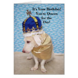 Reine d'anniversaire cartes de vœux