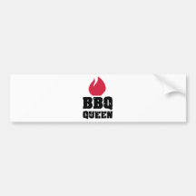 Reine de BBQ Autocollant Pour Voiture