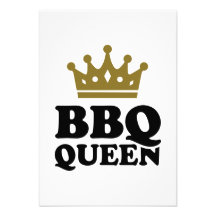 Reine de BBQ Invitations