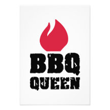 Reine de BBQ Invitations