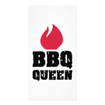 Reine de BBQ Modèle Pour Photocarte