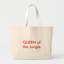REINE de la jungle Sacs De Toile