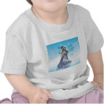 Reine de neige de vacances t-shirts