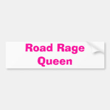 Reine de rage de route autocollants pour voiture