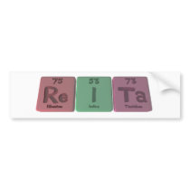 Reita comme rhénium IodineTantalum autocollants pour voiture