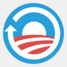 Rejeu d'Obama Autocollants
