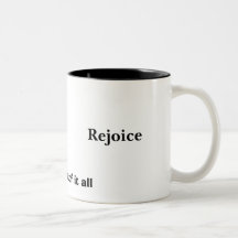 Réjouissez-vous, dans toute la chaleur de elle tasse