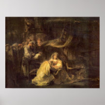 Rembrandt - circoncision du Christ Posters