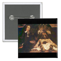 Rembrandt Harmenszoon van Rijn - lectur anatomique Pin's