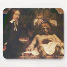 Rembrandt Harmenszoon van Rijn - lectur anatomique Tapis De Souris