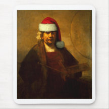 Rembrandt Père Noël Tapis De Souris