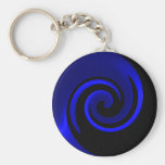 Remous bleu Keychain de saphir Porte-clés