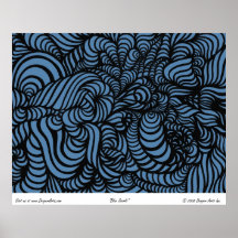 Remous bleus affiche