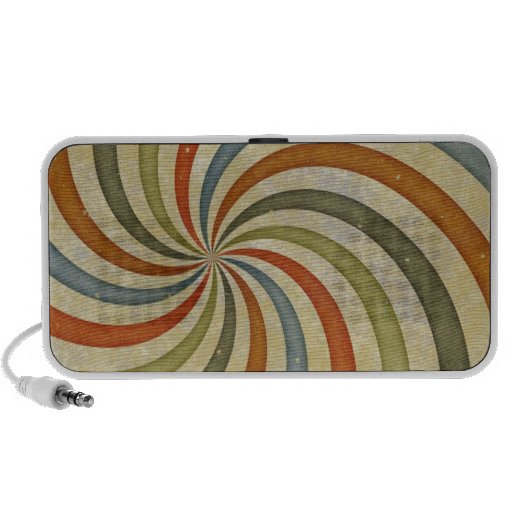 Remous coloré d'art déco d'amusement haut-parleur notebook