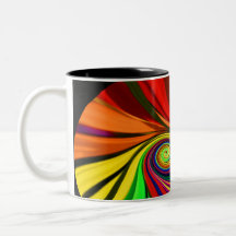 Remous d'arc-en-ciel tasse à café