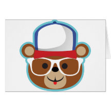 Remous de nounours du DJ Cartes De Vœux