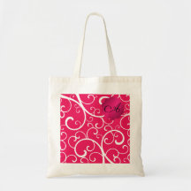 Remous de rose de monogramme sac