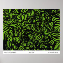 Remous de vert affiches