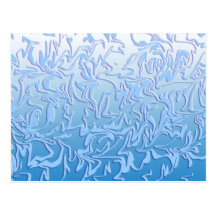 Remous glacial abstrait cartes postales