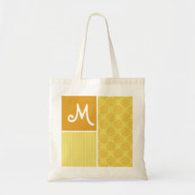 Remous jaune-orange sac en toile
