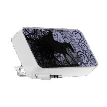 Remous lunatique Cow-girl-toute personnaliser de c Haut-parleur Notebook