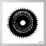 Remous noir affiche
