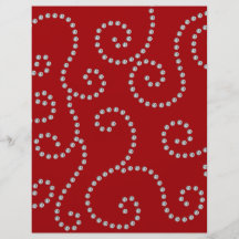 Remous rouges de diamant tract