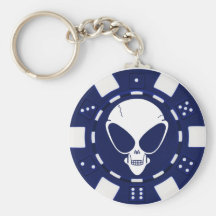remplaçant étranger de jeton de poker porte-clefs