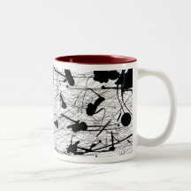 Renaissance de Jackson Pollock Mug À Café