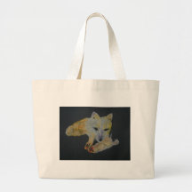 renard arctique sacs de toile