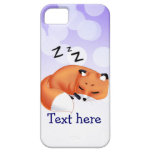 Renard mignon de bande dessinée de sommeil de Kawa Coque iPhone 5