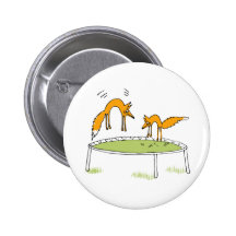 Renards sur le trempoline badge