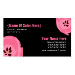 Rendez-vous de salon de Cosmetologist - tulipes de Cartes De Visite Personnelles