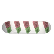 Rêne en tant que rhénium re et en indium plateau de skate