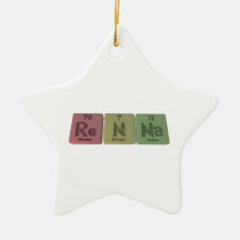 Renna en tant que sodium d'azote de rhénium ornement de noël