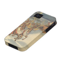 Renne du père noël fournissant le réveillon de Noë Coque iPhone 4 De Case-Mate
