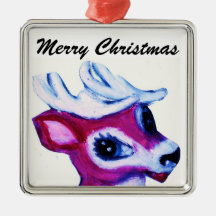 RENNE, ornement de JOYEUX NOËL