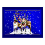 Renne Yardsign de Joyeux Noël Cartes Postales