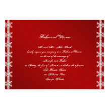 Répétition blanche rouge de mariage d'hiver de flo bristols