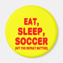 Répétition de SoccerChick Aimant