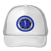 Répondeur de soins médicaux de secours premier casquette de camionneur