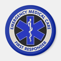 Répondeur de soins médicaux de secours premier aimant